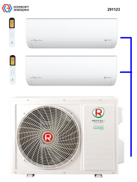 MULTI GAMMA EU ERP Inverter 2TFM-14HN/OUT+RCI-GLF07HN (2шт)